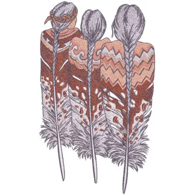 Three Indigenous Leaders Stitching Pattern