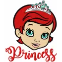 Royal Princess Face Stitching Pattern for Crafters