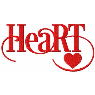 Heart with heart embroidery design - Embroidery Design