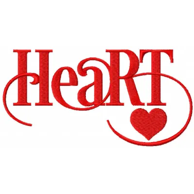 Heart Within Heart Stitching Pattern for Crafters