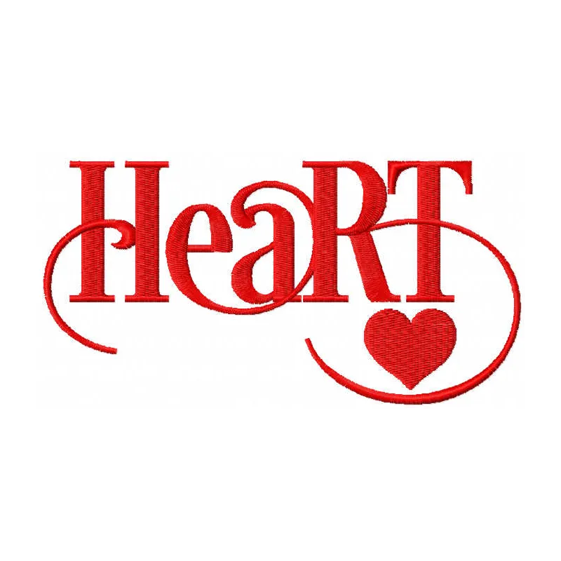 Heart Within Heart Stitching Pattern for Crafters