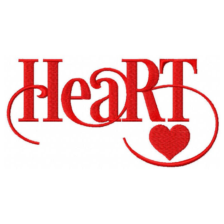Heart with heart embroidery design - Embroidery Design