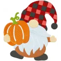 Charming Autumn Gnome & Pumpkin Stitching Pattern