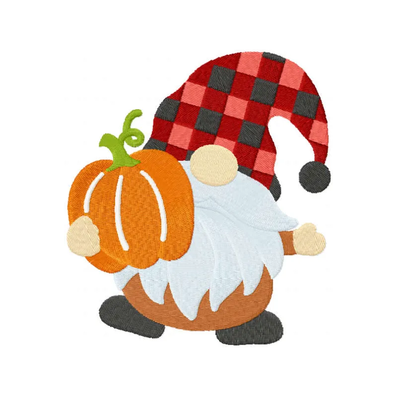 Charming Autumn Gnome & Pumpkin Stitching Pattern