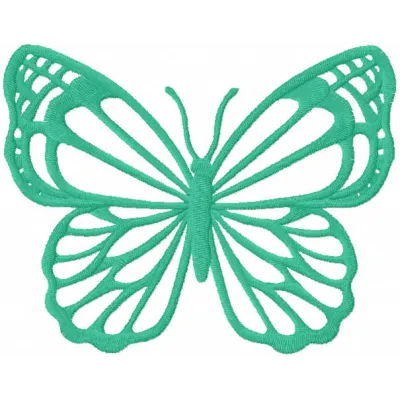 Ultramarine Butterfly Stitching Pattern for Crafters