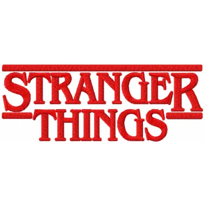 Stranger Things Logo Stitching Pattern for Fans