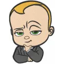 Thinking Boss Baby Stitching Pattern for Kids