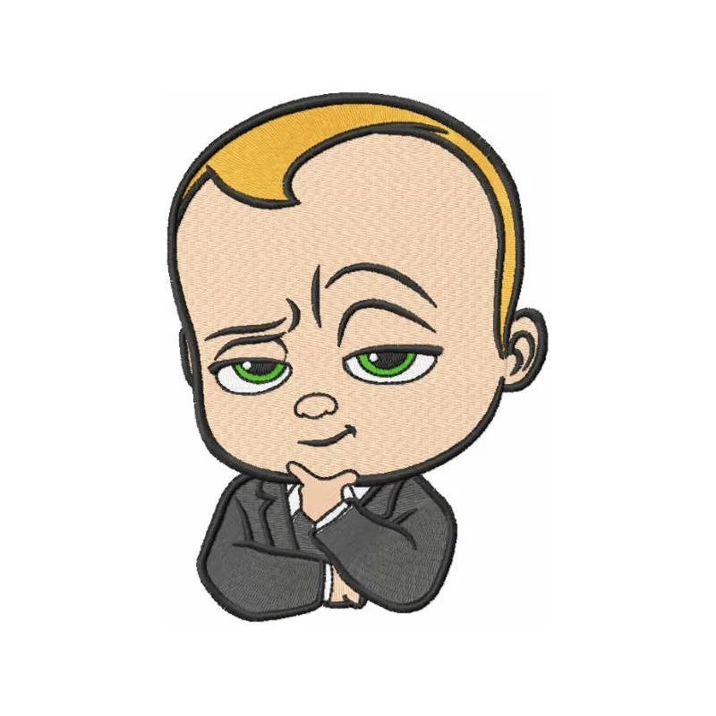 Thinking Boss Baby Stitching Pattern for Kids
