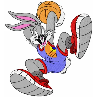 Bugs Bunny Basketball Stitching Pattern