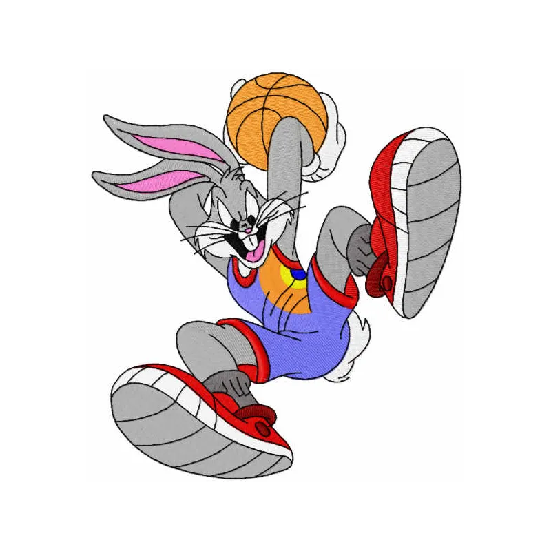 Bugs Bunny Basketball Stitching Pattern