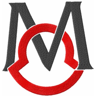 Moncler classic logo embroidery design - Embroidery Design
