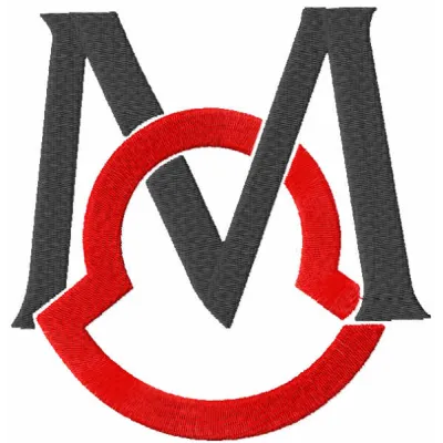 Moncler Logo Stitching Pattern for Apparel