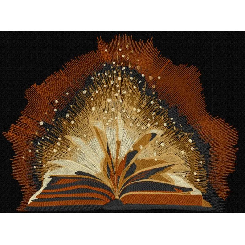 Enchanted Book Stitching Pattern for Fantasy Lovers