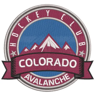 Colorado Avalanche Logo Stitching Pattern for Hockey Fans