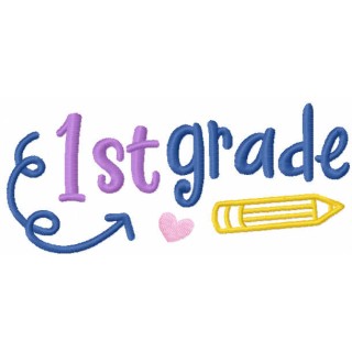 First grade embroidery design - Embroidery Design