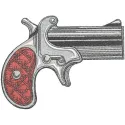 Vintage Firearm Stitching Pattern for Hobbyists