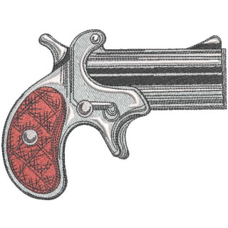 Old gun embroidery design - Embroidery Design