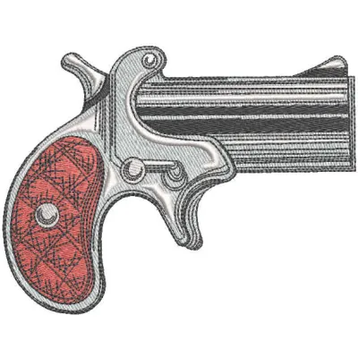 Vintage Firearm Stitching Pattern for Hobbyists