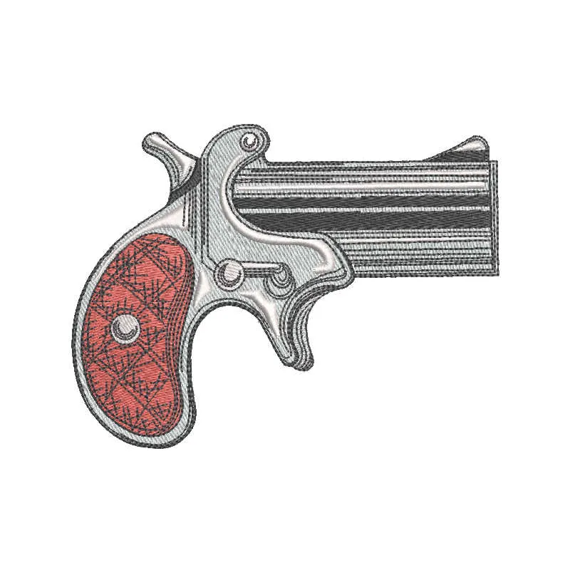 Vintage Firearm Stitching Pattern for Hobbyists
