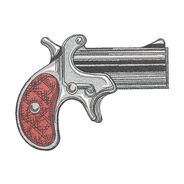 Old gun embroidery design - Embroidery Design
