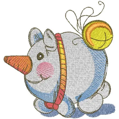 Whimsical Snowman & Dog Winter Stitching Pattern