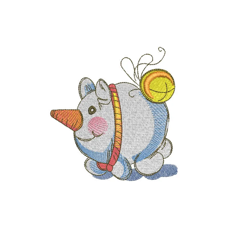 Whimsical Snowman & Dog Winter Stitching Pattern