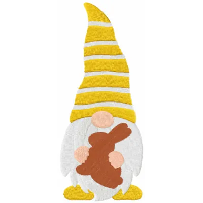Gnome & Chocolate Bunny Stitching Pattern