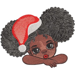 Santa's Sweetheart embroidery design - Embroidery Design