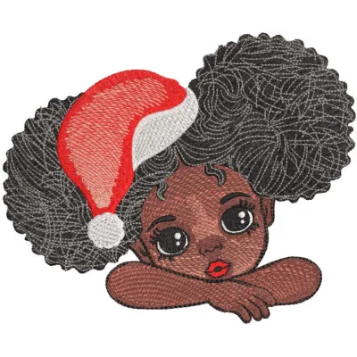 Santa's Sweetheart Stitching Pattern for Holiday Crafts