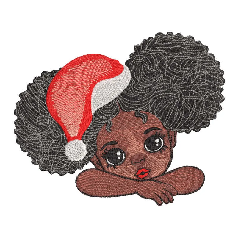 Santa's Sweetheart Stitching Pattern for Holiday Crafts