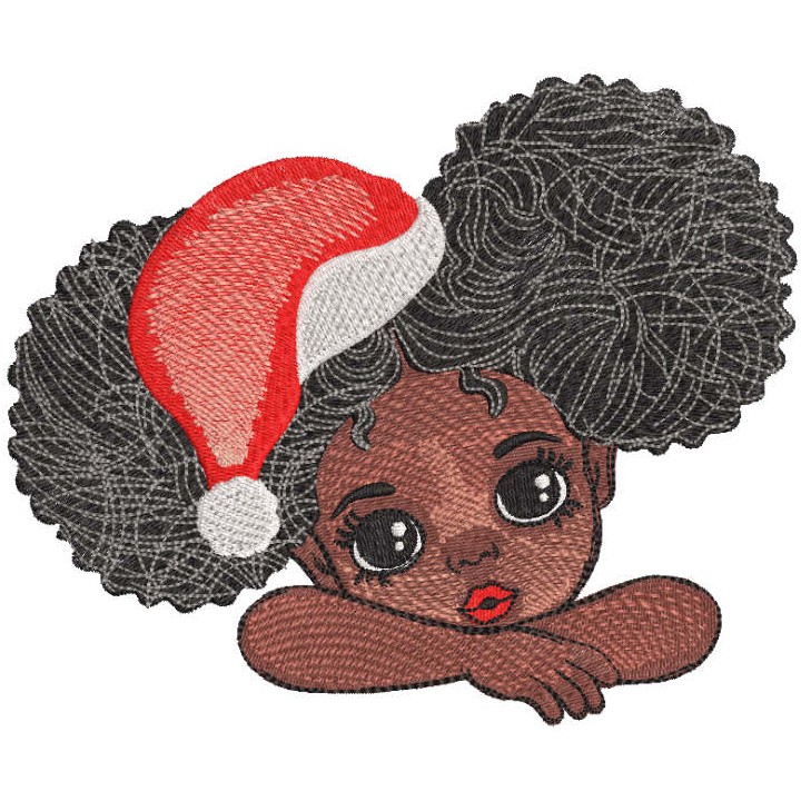 Santa's Sweetheart embroidery design - Embroidery Design