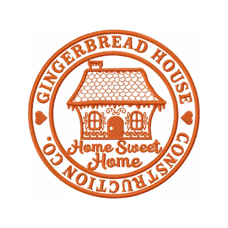 Gingerbread House Stitching Pattern for Festive Projects