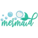 Mermaid Script Stitching Pattern for Ocean Lovers