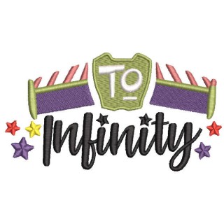 To Infinity embroidery design - Embroidery Design