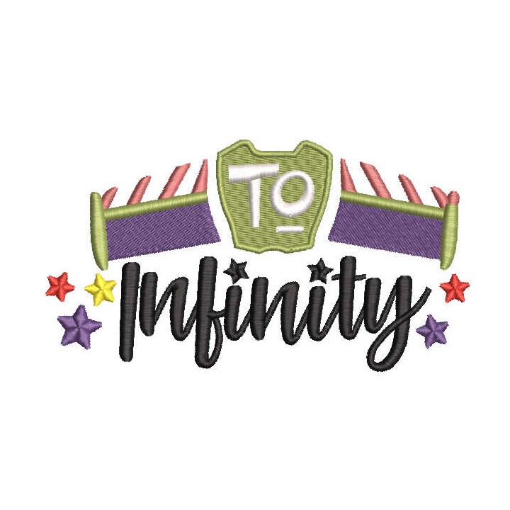 To Infinity embroidery design - Embroidery Design