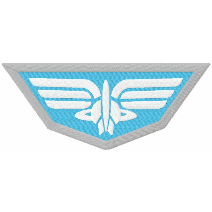 Space ranger alternative sign embroidery design - Embroidery Design