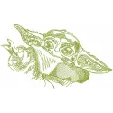 Yoda Sketch Stitching Pattern for Star Wars Fans