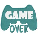 Game Over Stitching Pattern for Gamers