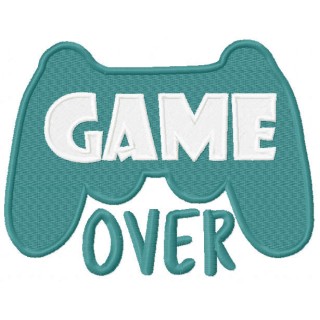 Game over embroidery design - Embroidery Design