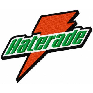 Haterade embroidery design - Embroidery Design