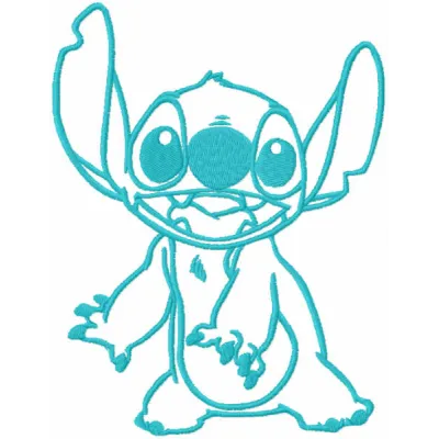 Surprised Stitch Stitching Pattern | Lilo & Stitch Designs