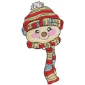 Cheerful Snowman Stitching Pattern for Winter Décor