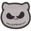 Kitty Jack Skeleton Stitching Pattern for Halloween