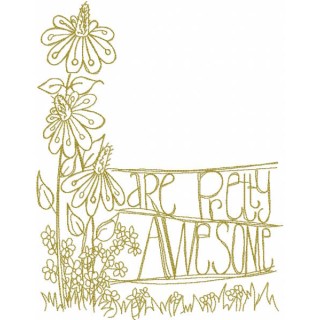 Are pretty awesome embroidery design - Embroidery Design