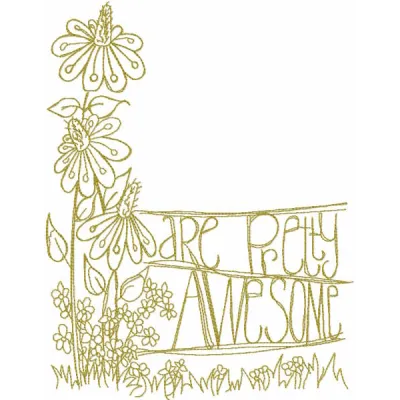 Are pretty awesome embroidery design - Embroidery Design