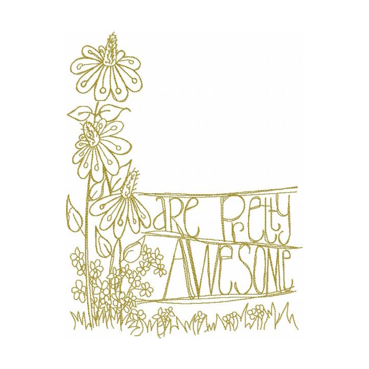 Are pretty awesome embroidery design - Embroidery Design