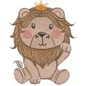 Lion King Stitching Pattern for Crafters