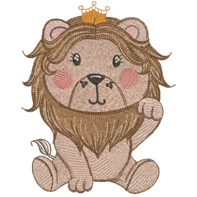Lion King Stitching Pattern for Crafters