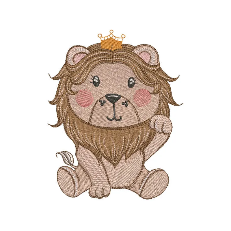 Lion King Stitching Pattern for Crafters