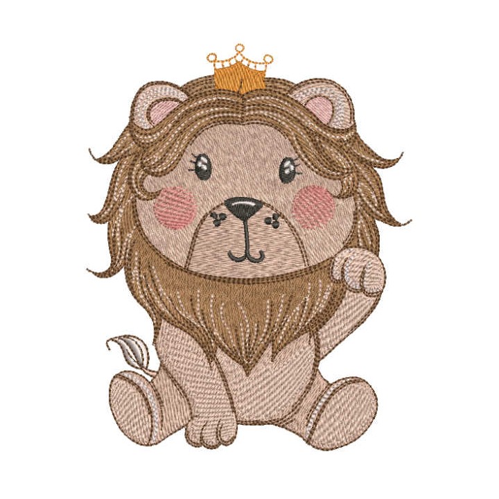 Hello lion king embroidery design - Embroidery Design
